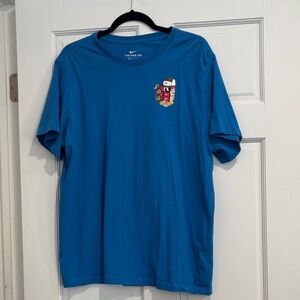 Nike Blue Graphic Short Sleeve Tee